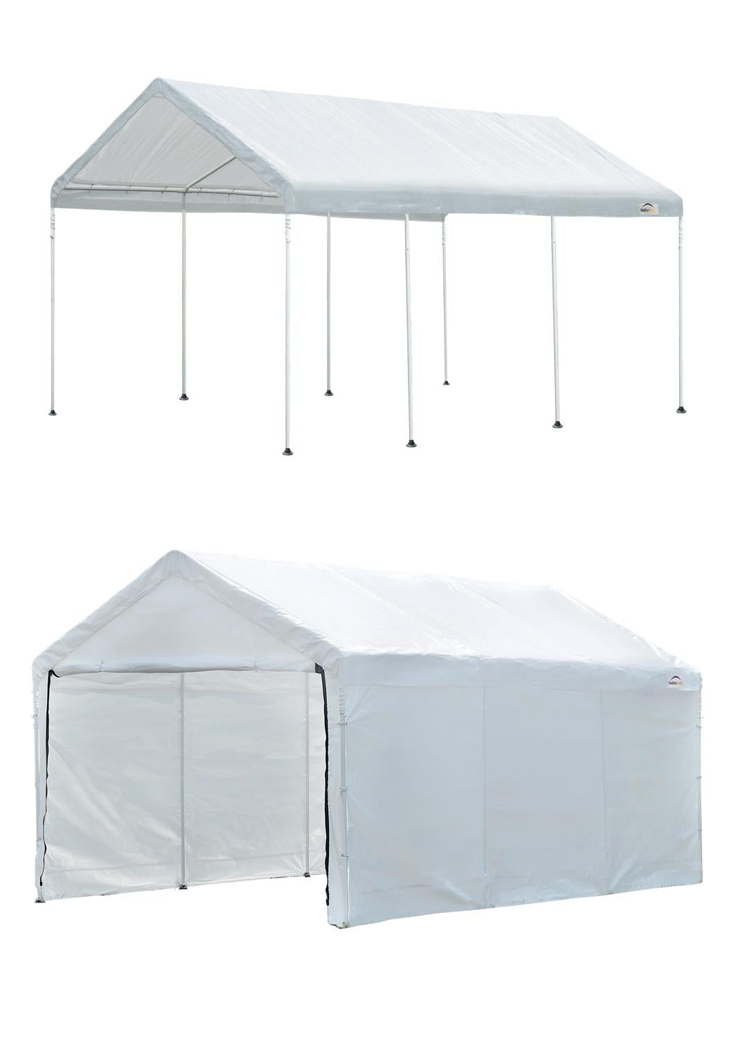 Shelter Logic Max AP 2-in-1 Canopy with Enclosure Kit Size 10x20