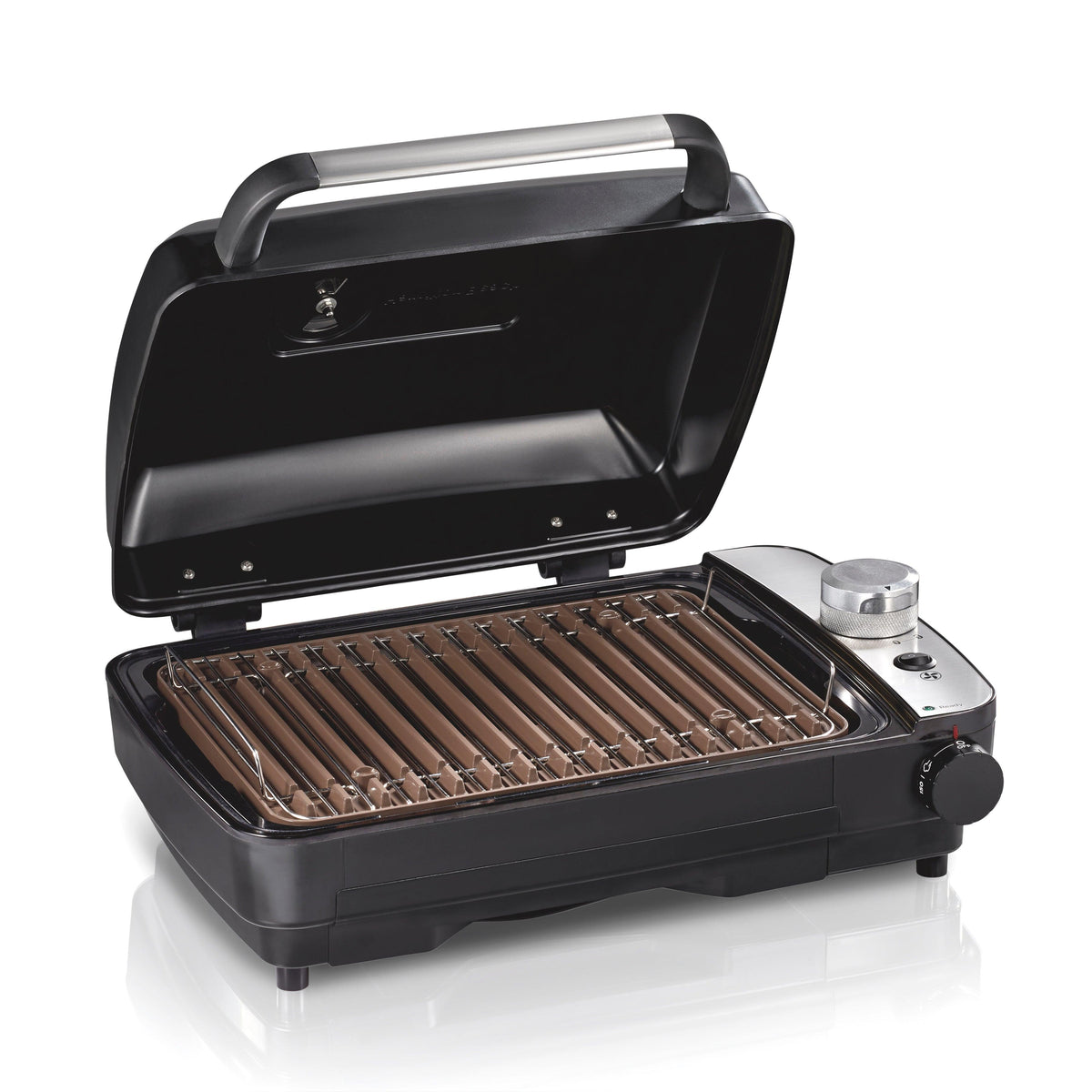 Hamilton Beach Indoor Searing Grill w/ Integrated Hot/Cold Smoke Infuser