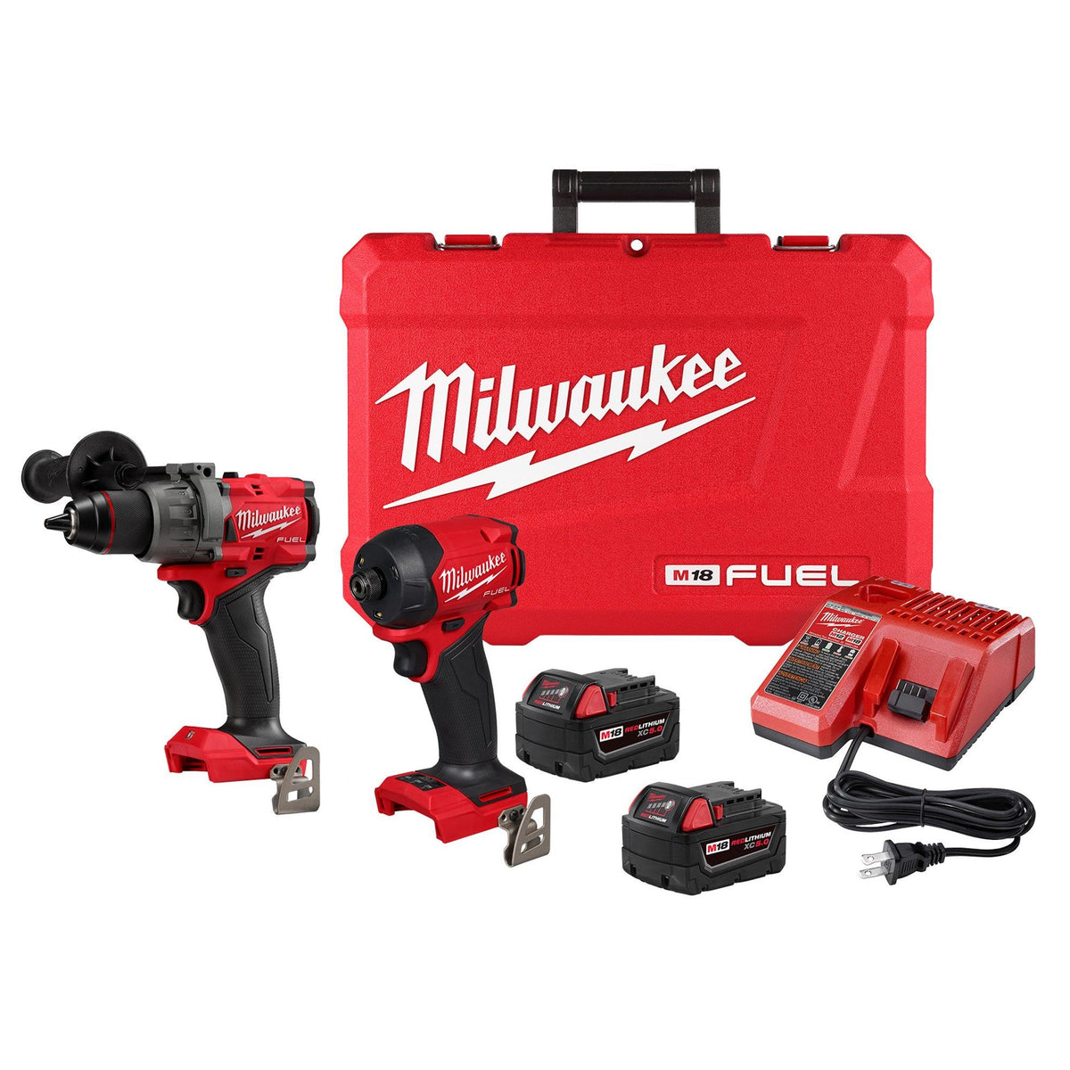 Milwaukee M18 FUEL 2-Tool Combo Kit - Hammer Drill & Hex Hydraulic Driver