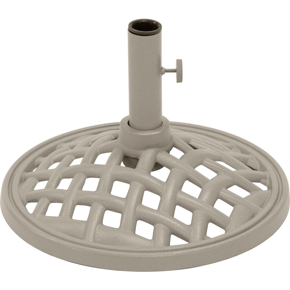 Hanover Iron Umbrella Base in Sand Finish