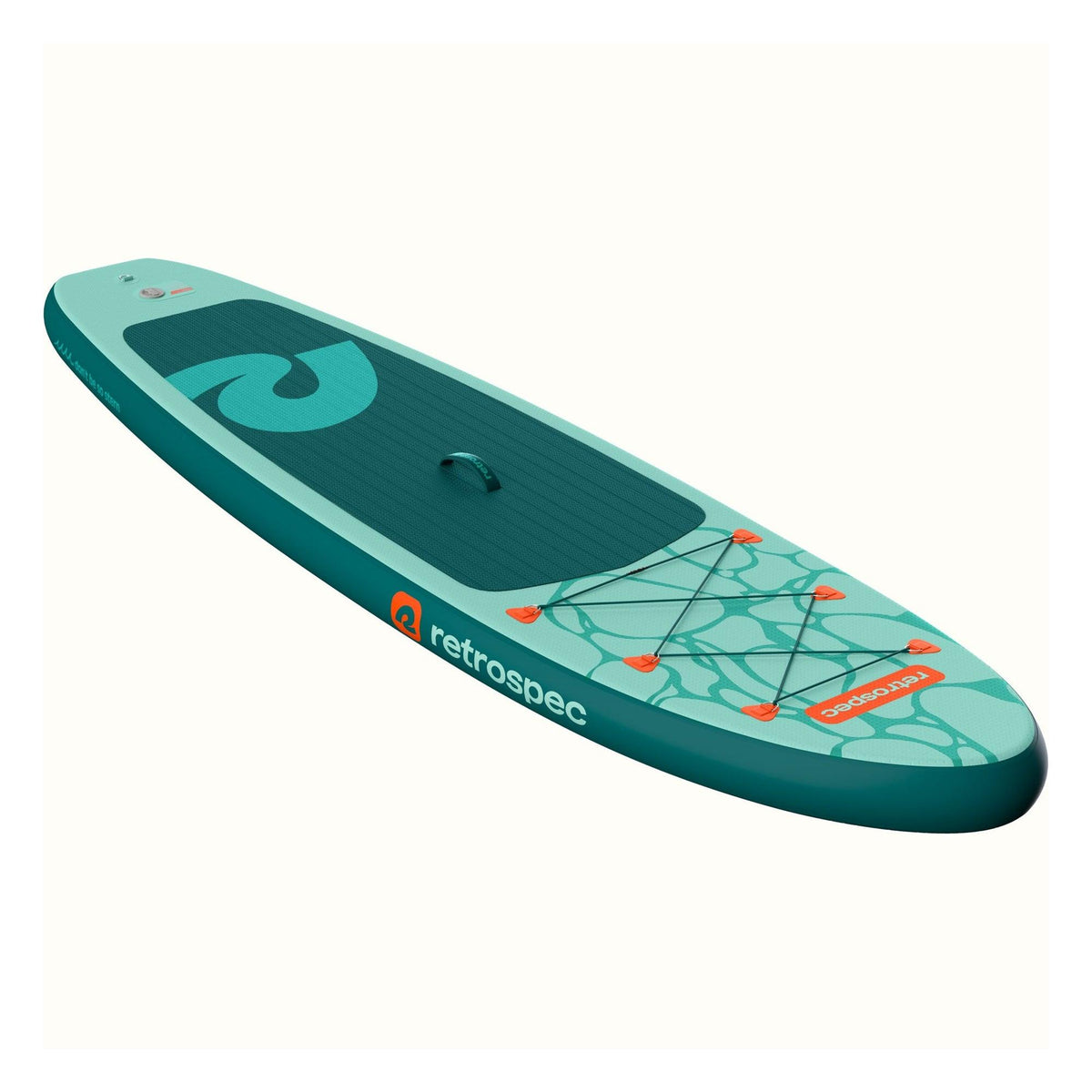 Retrospec Weekender (2.2) Inflatable Stand Up Paddle Board - 10ft 6in Seafoam Ripple