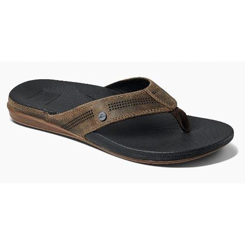 Reef Men's Cushion Lux Sandal-Tan/Black-11