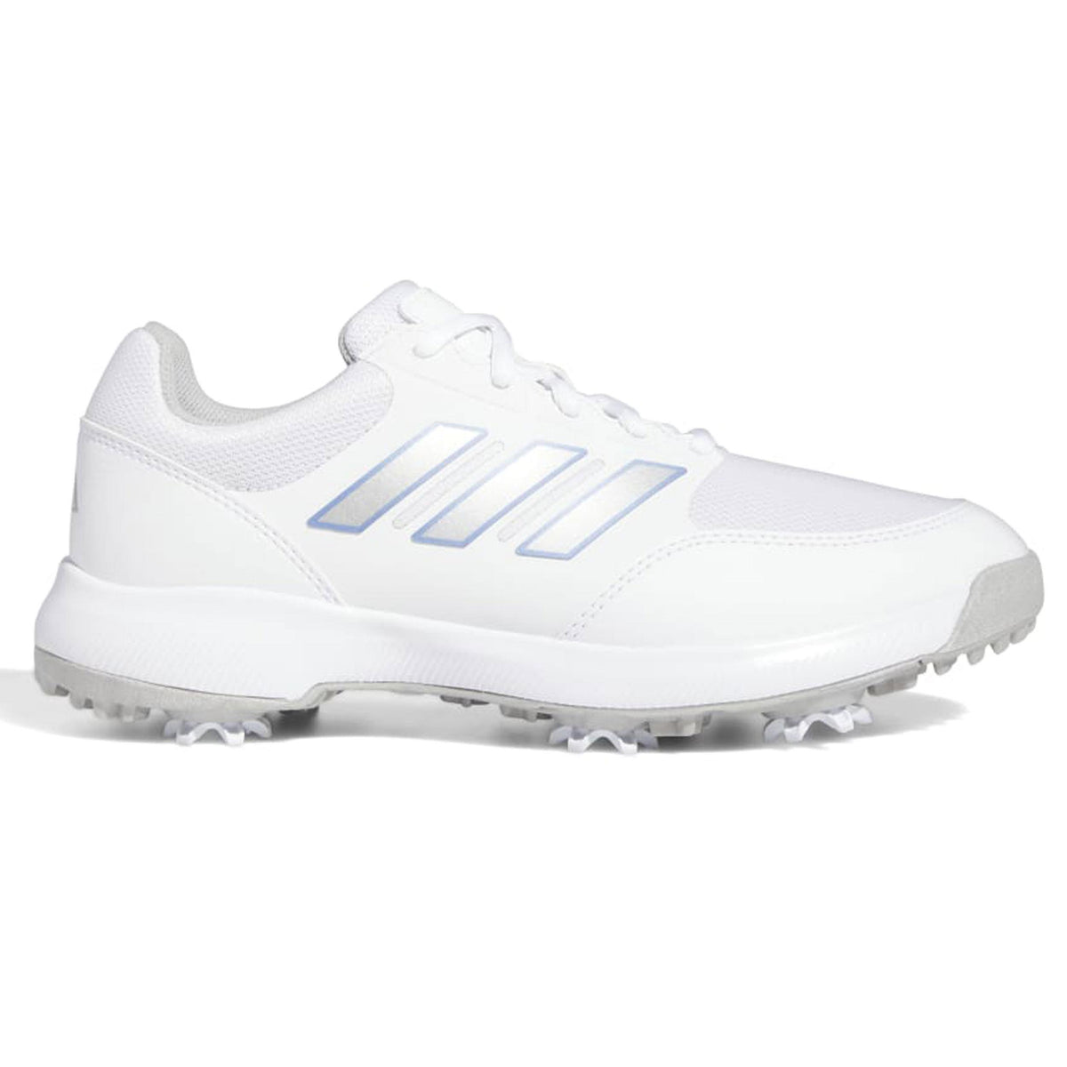 Adidas Tech Response 3.0 Women's Golf Shoes - White/Silver/Blue/7