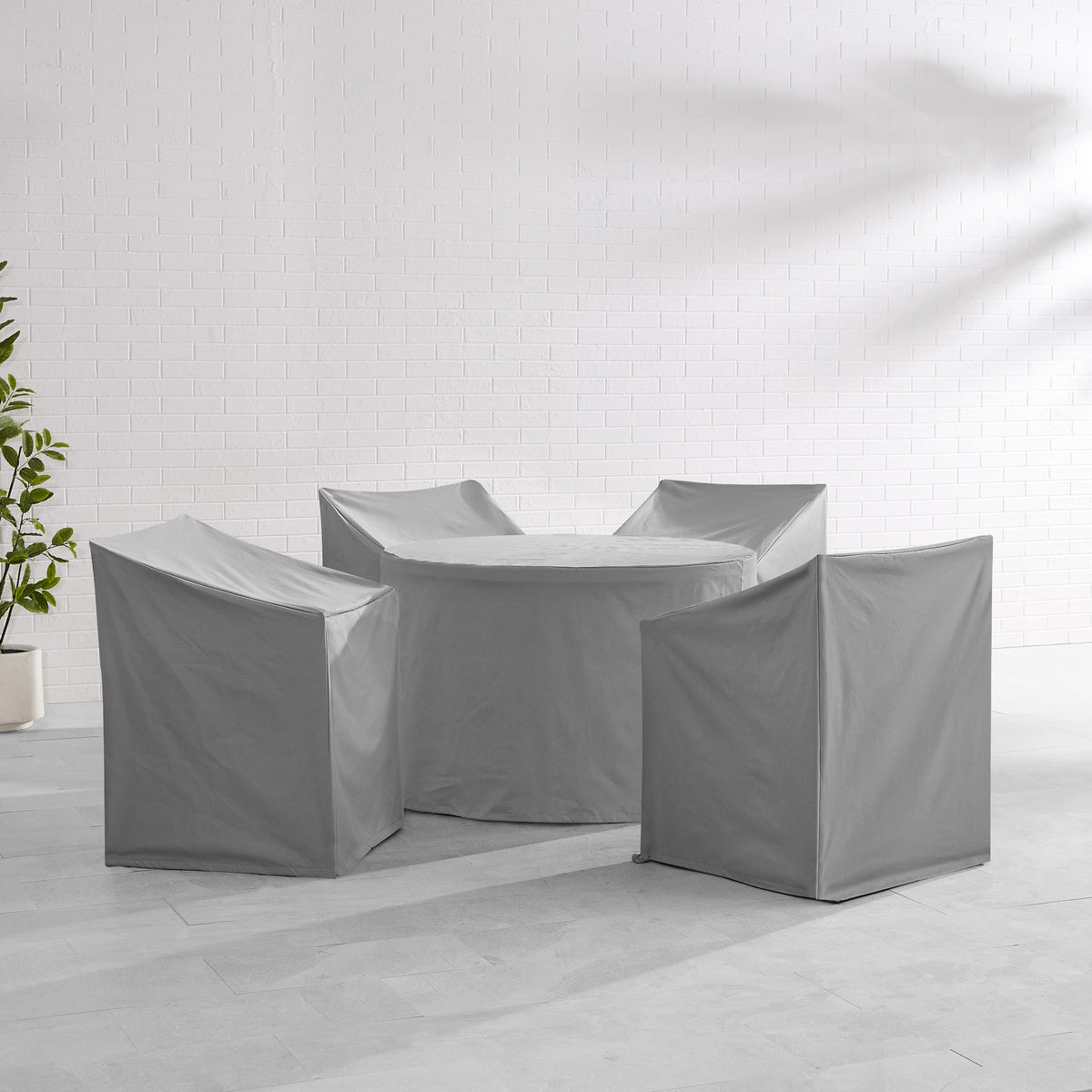 Crosley Outdoor 5Pc Round Outdoor Dining Furniture Cover Set