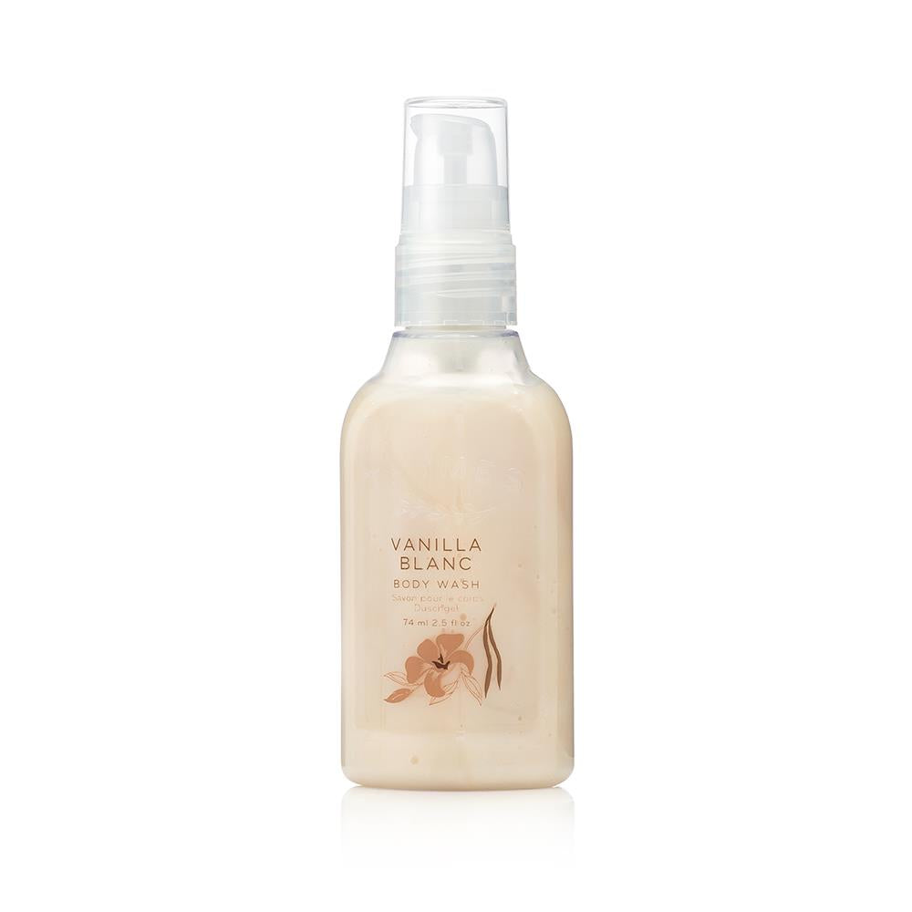 Thymes Vanilla Blanc Petite Body Wash Size 2.5 oz