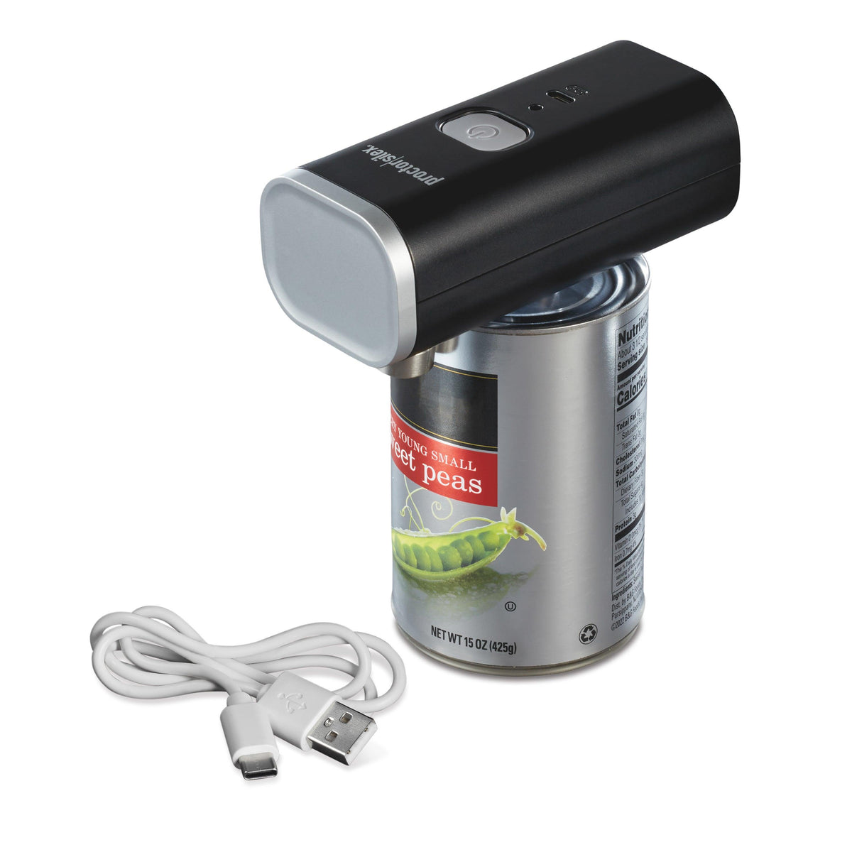 Proctor Silex Smooth Edge Cordless Can Opener Black