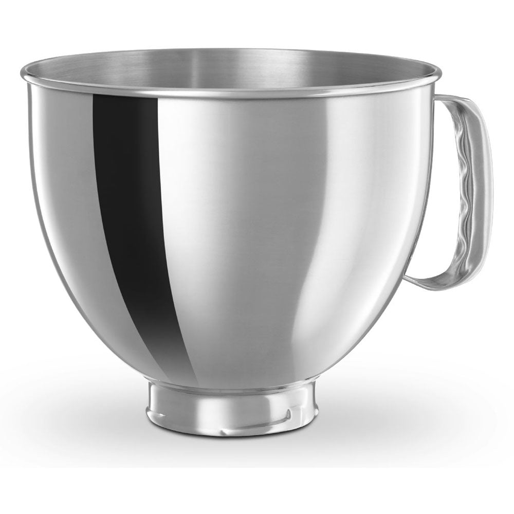 KitchenAid 5 Qt Stainless Steel Bowl with Comfortable Handle for Tilt-Head Stand Mixers