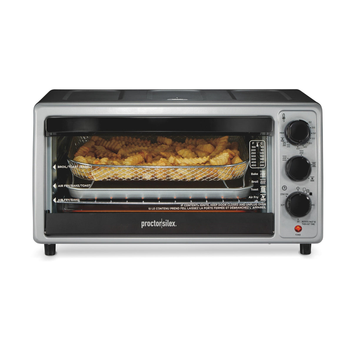 Proctor Silex Simply-Crisp 6 Slice Air Fryer & Toaster Oven