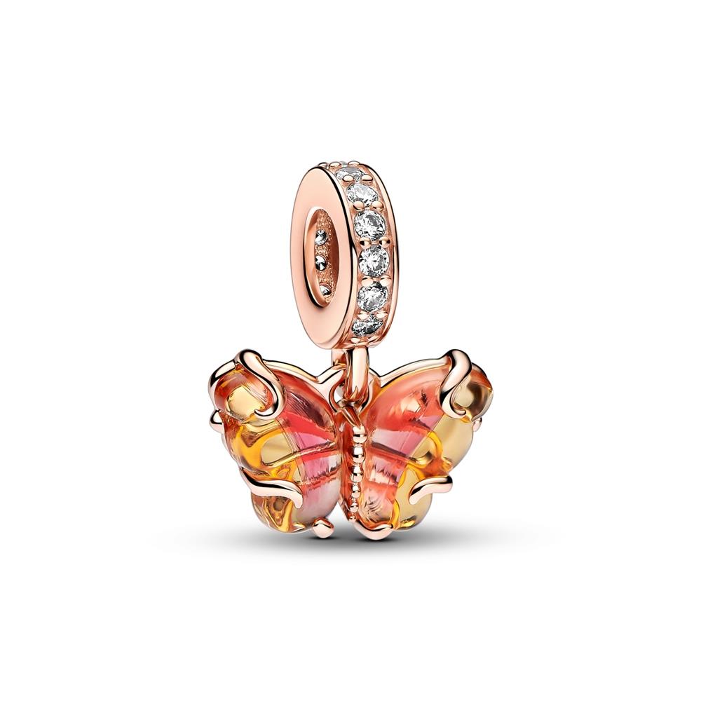 Pandora Murano Glass Butterfly Dangle Charm