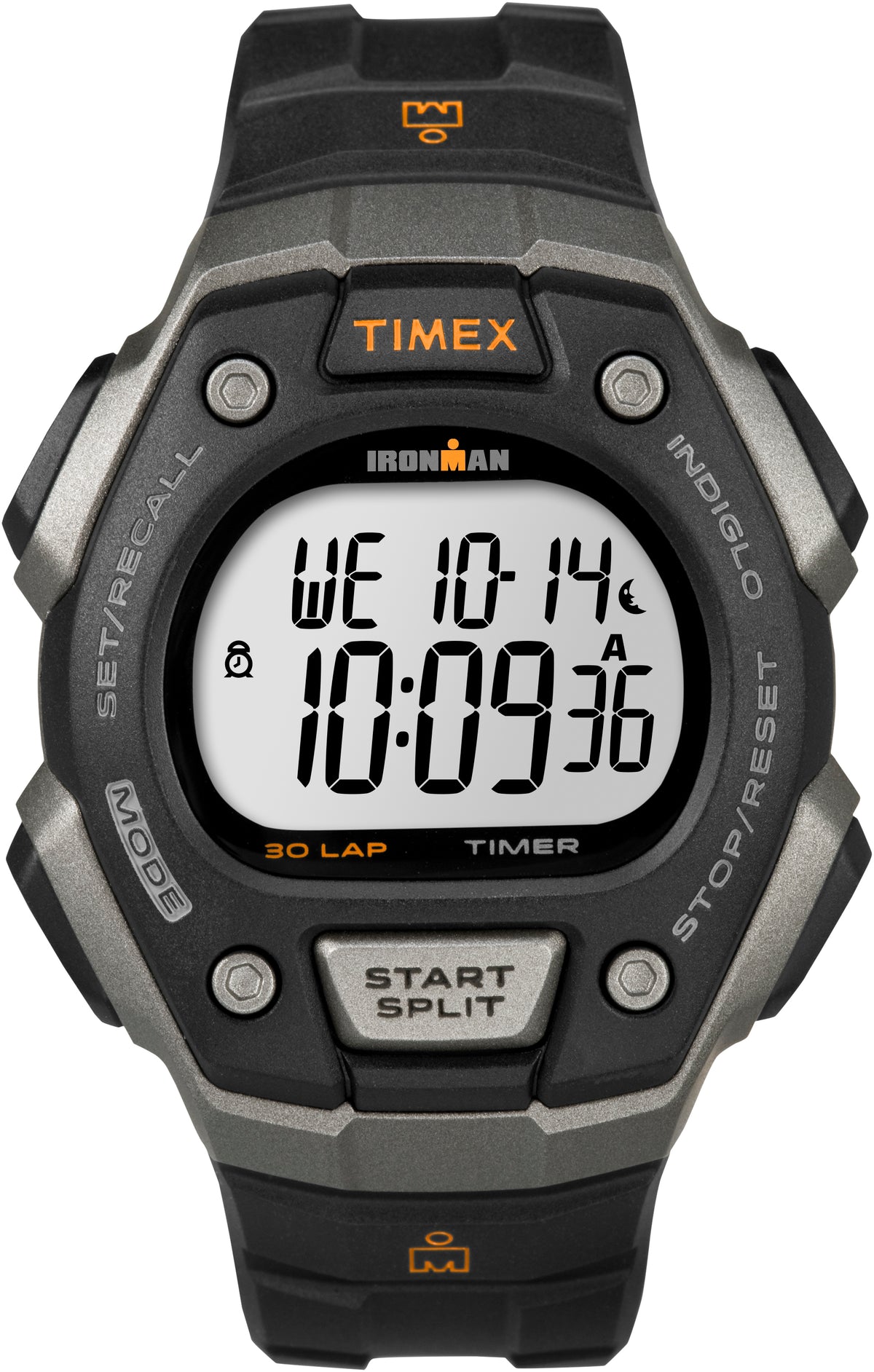 Timex Men's Ironman Classic 30 Full-Size - Black/Orange