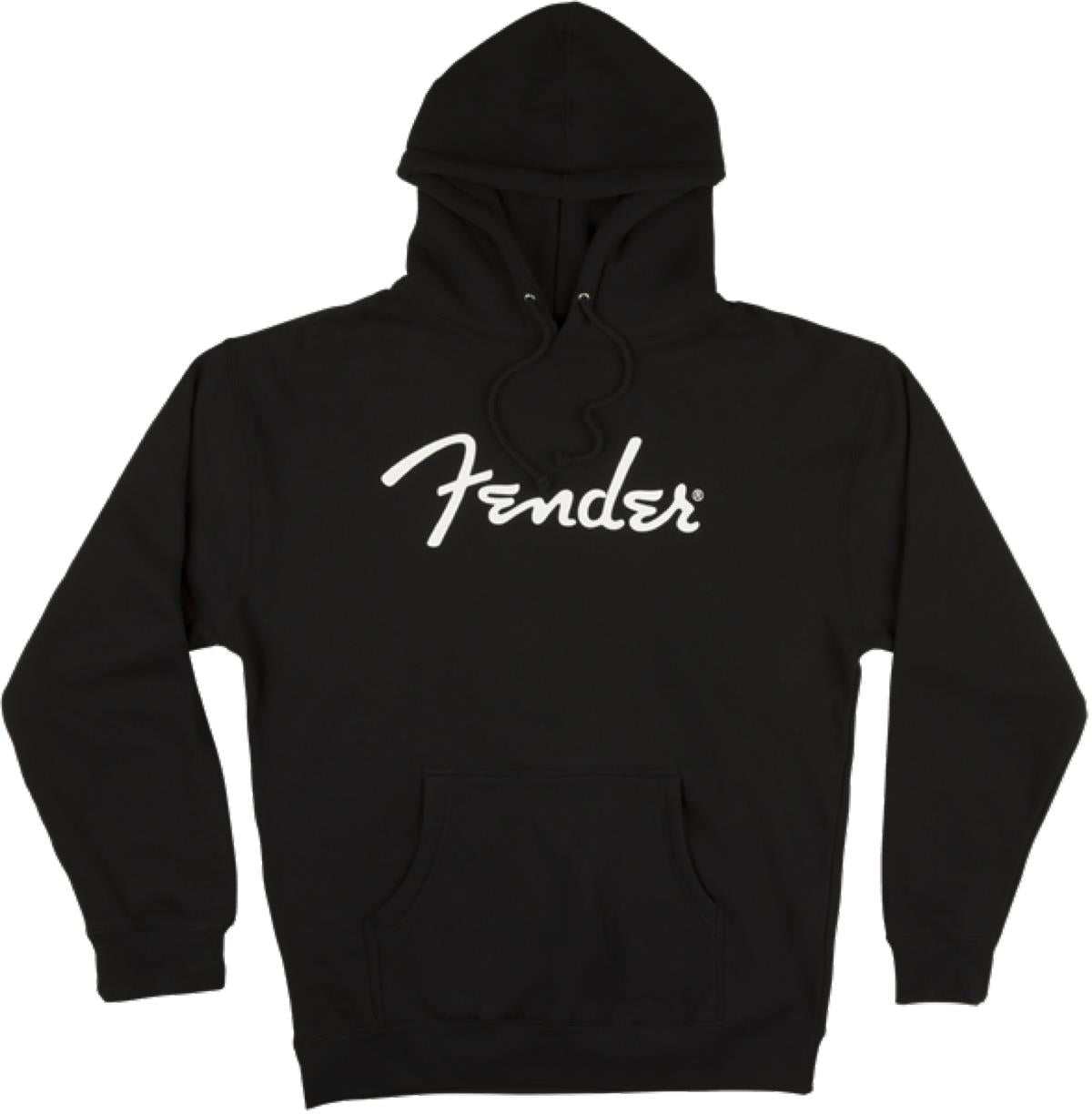 Fender Spaghetti Logo Hoodie - Black - Size Small