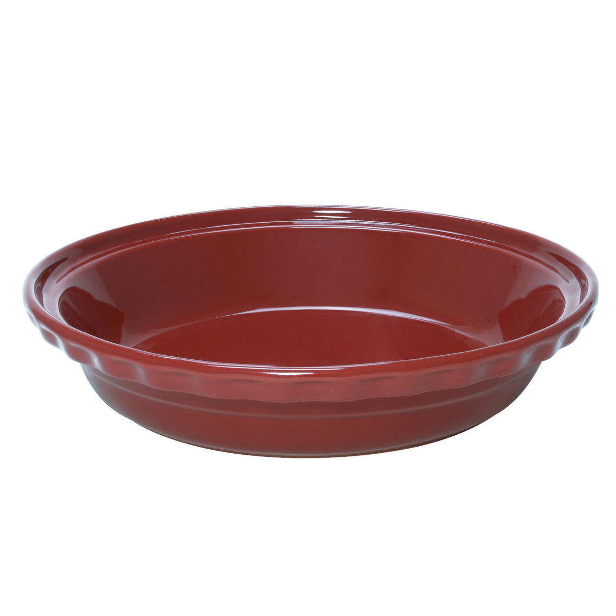 Chantal Deep Pie Dish 9", Apple Red