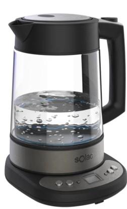 Solac AROA PREMIUM Adjustable Temperature Cordless Glass Kettle