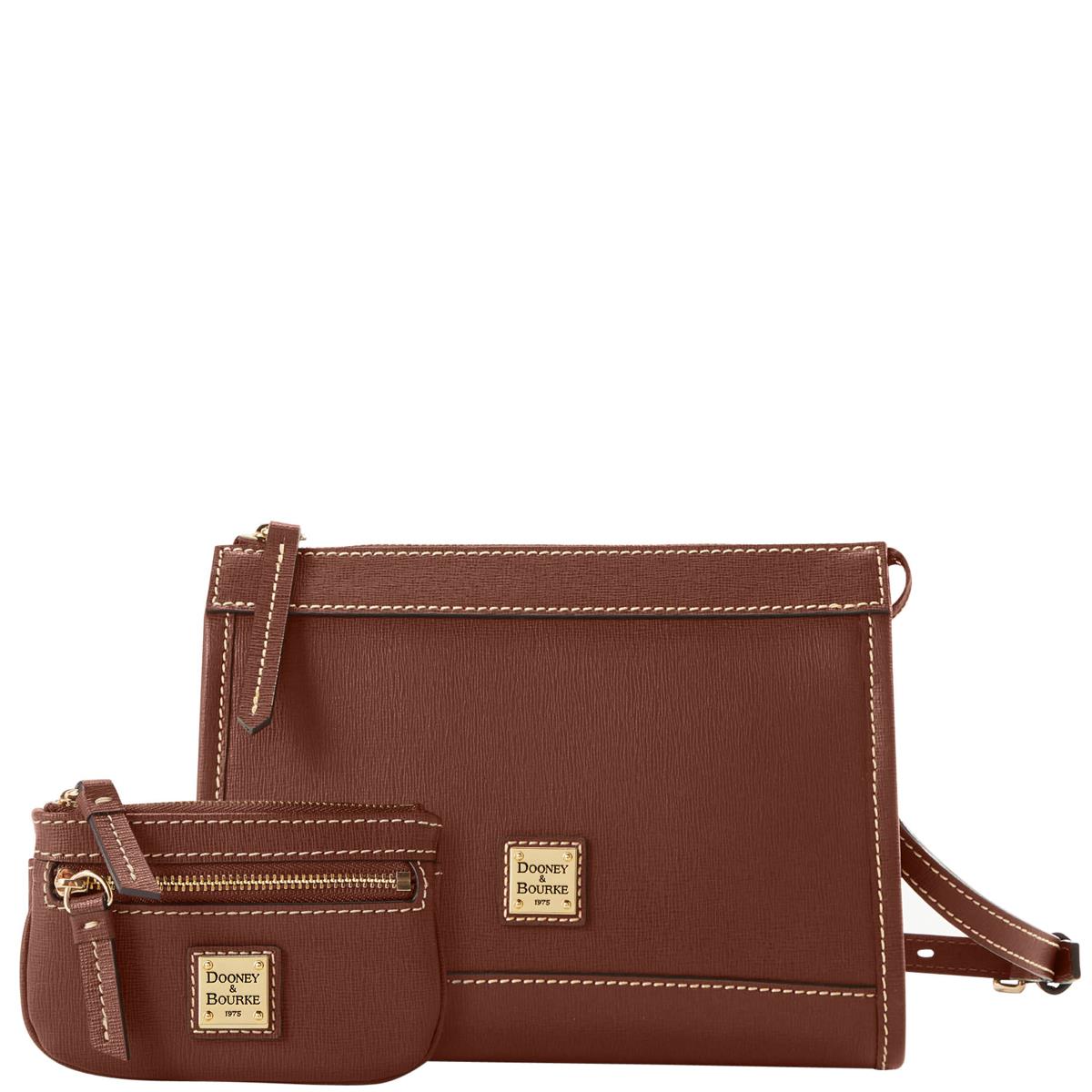 Dooney & Bourke Saffiano Zip Crossbody with Small Coin Case