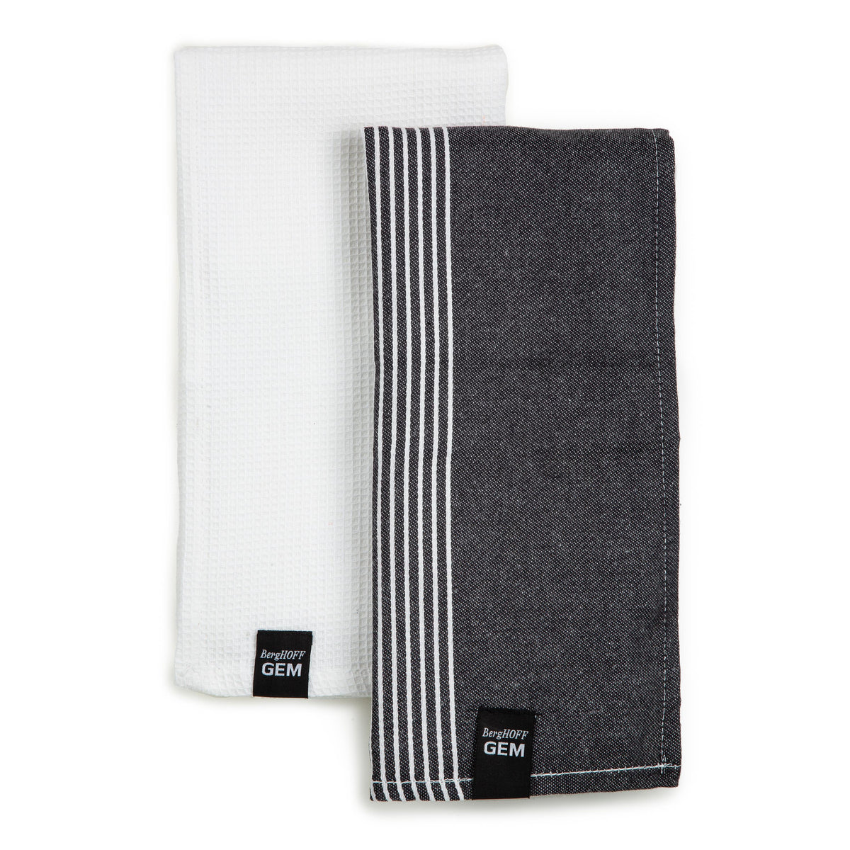 BergHOFF GEM 2pc Cotton Tea Towel Set, Multicolor