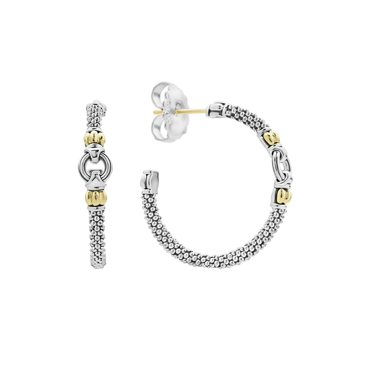 Lagos SIGNATURE CAVIAR Caviar Hoop Earrings