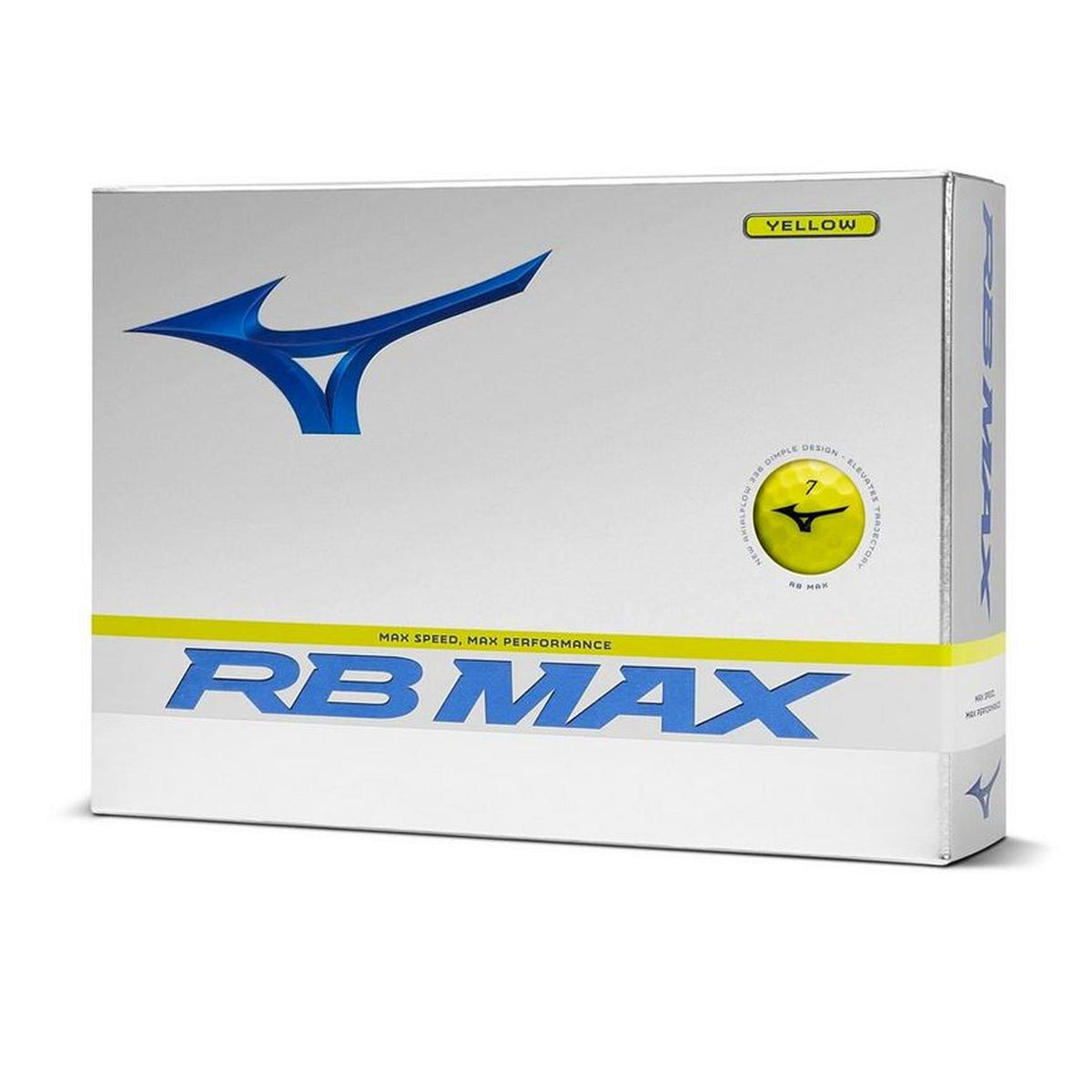 Mizuno RB Max 2024 Yellow Golf Balls - 1 Dozen