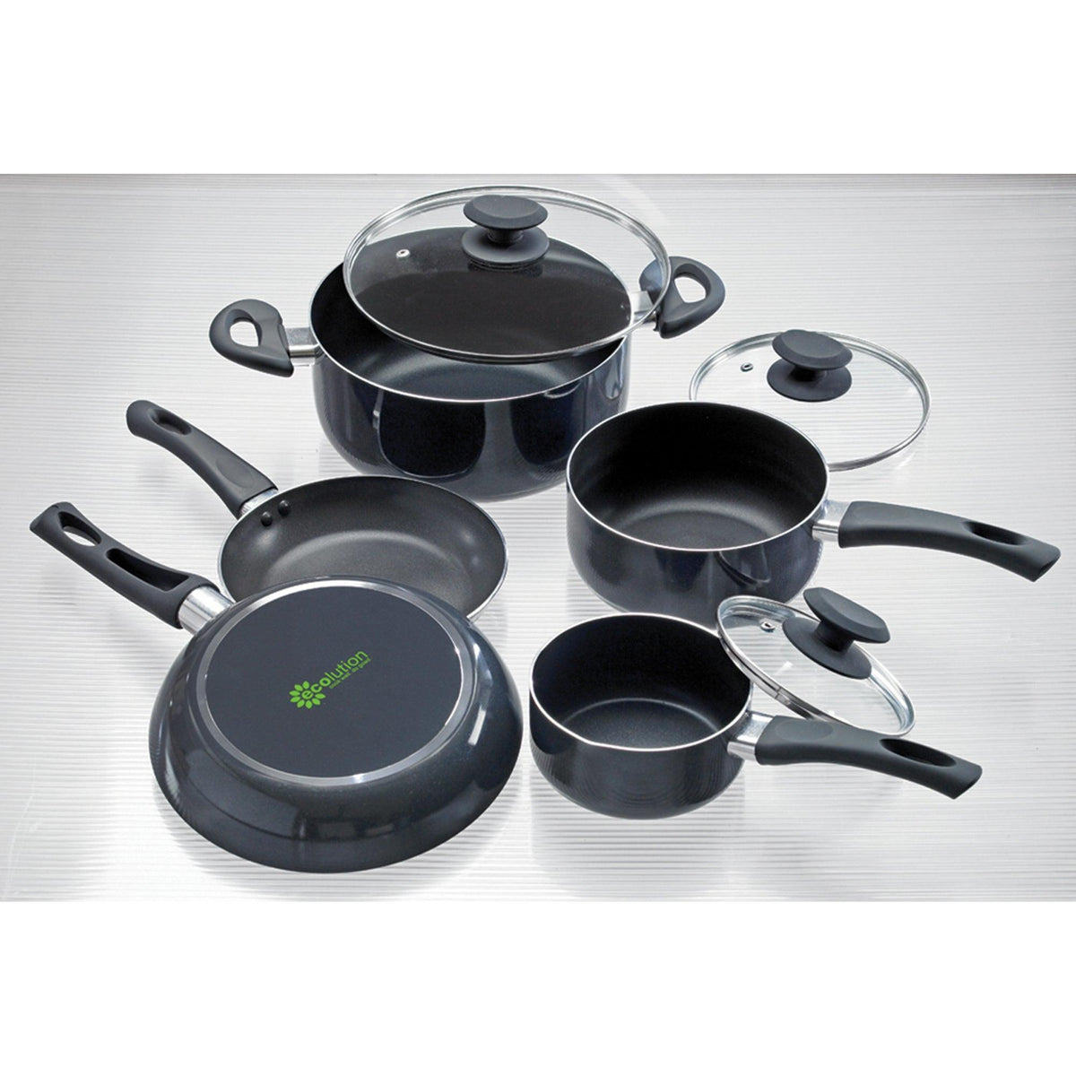 Ecolution Elements 8pc Ceramic Cookware Set