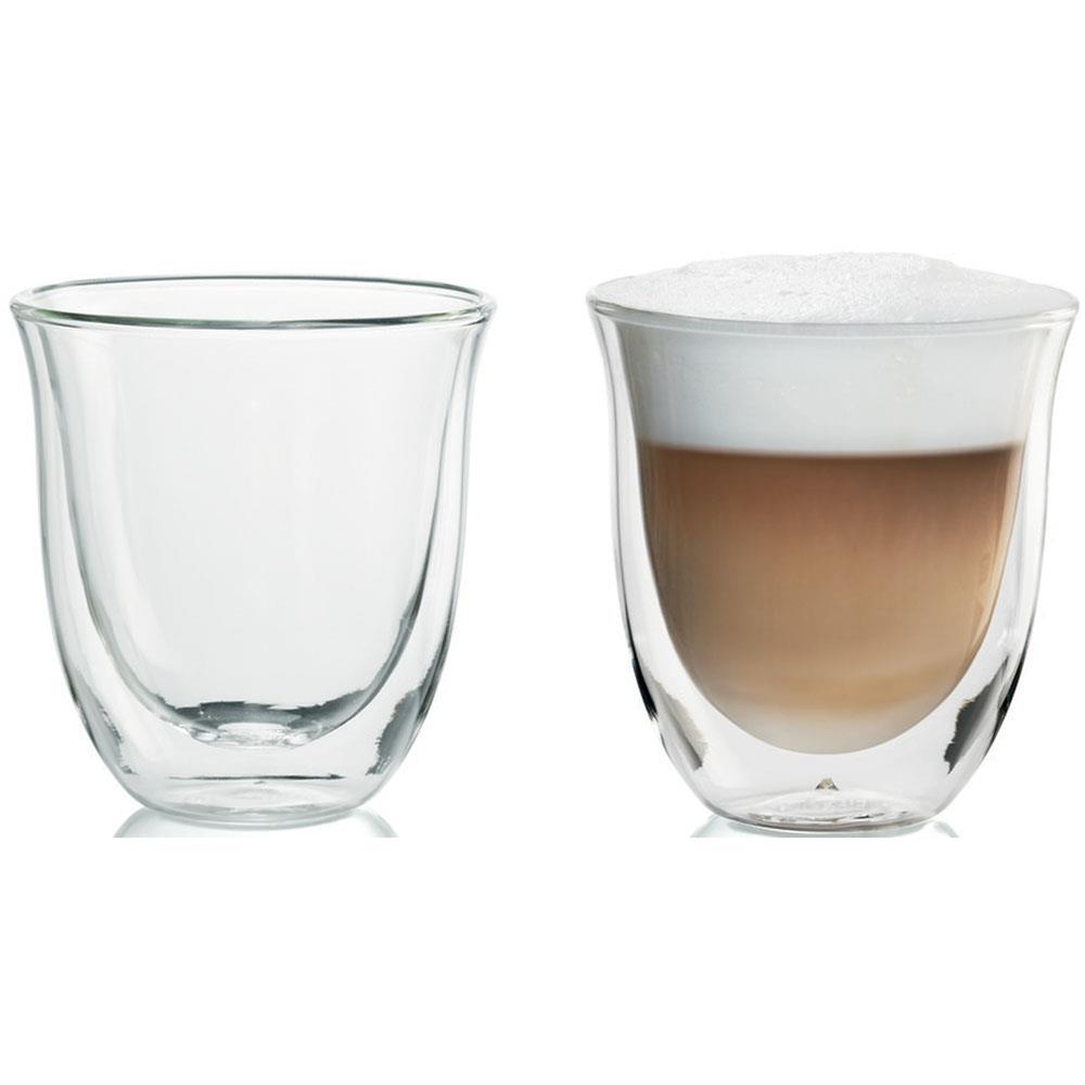 Delonghi 6 Oz. Cappuccino Glasses (2-pack)