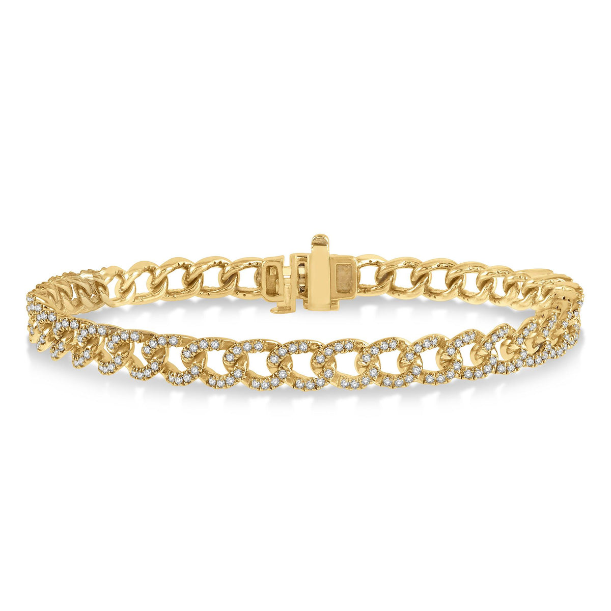 Jilco Inc Diamond Curb and Cuban Bracelet