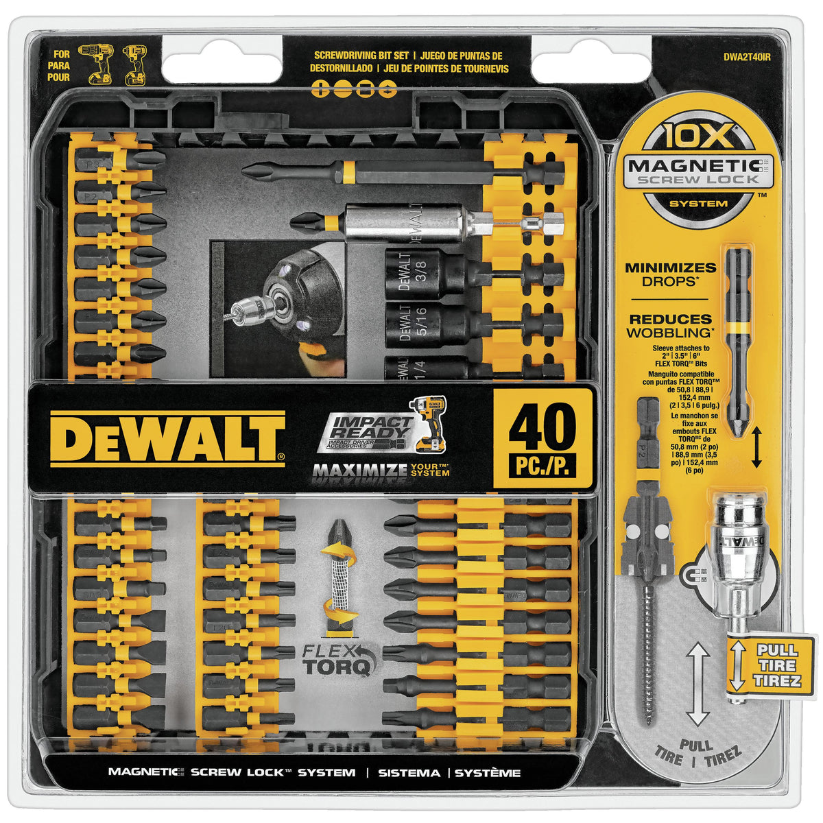 DeWalt 40pc Impact Ready Screwdriving Bit Set