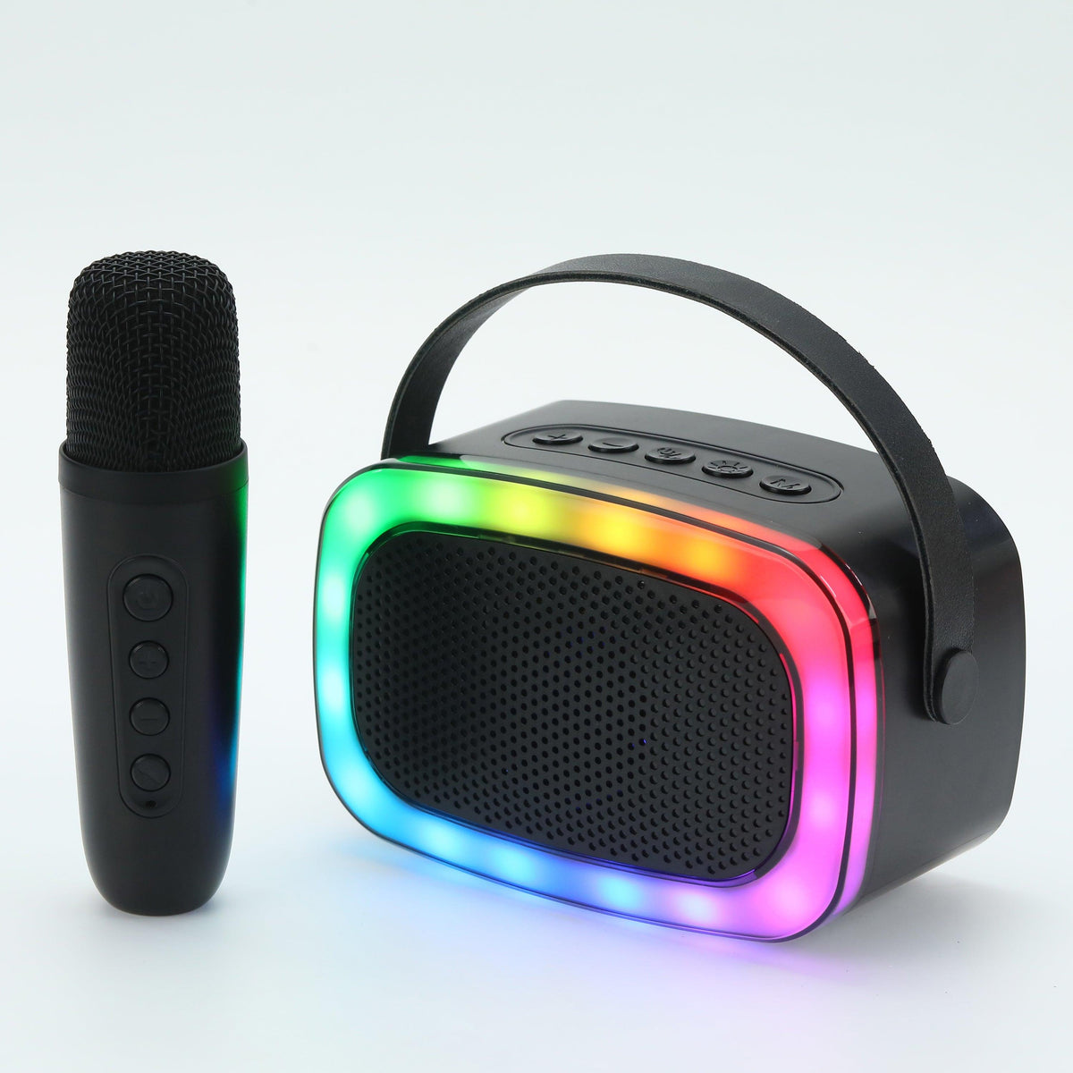 IQ Sound Mini Karaoke BT Speaker W/ Wireless Mic