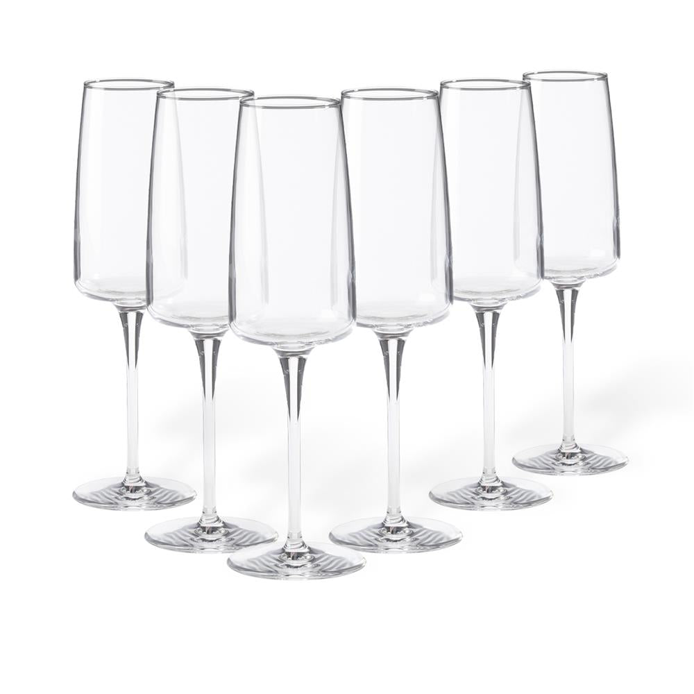 Casa Fina Vine Set Flutes Size 6 Pieces