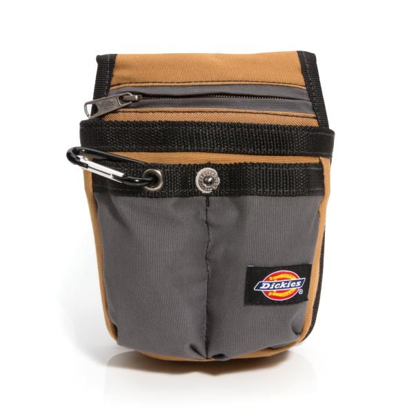 JS Products Dickie's Tool Pouch with Zippered Security Pocket: Tan
