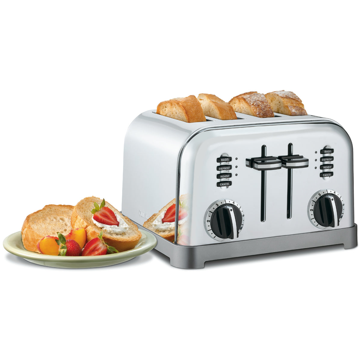 Cuisinart Metal Classic 4-Slice Toaster - Brushed Chrome