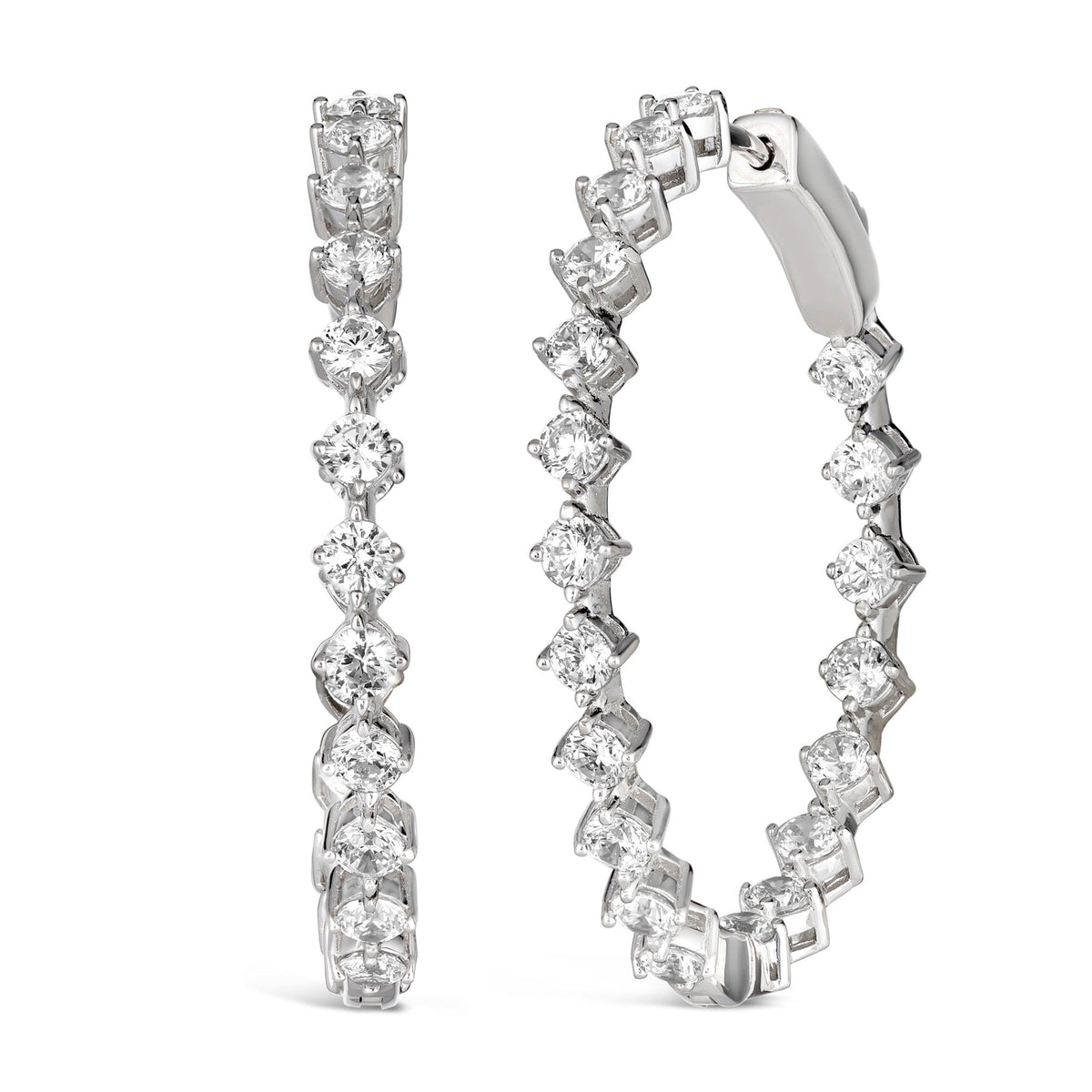 Anna Zuckerman Hoops For Days Earrings Size 4 CT