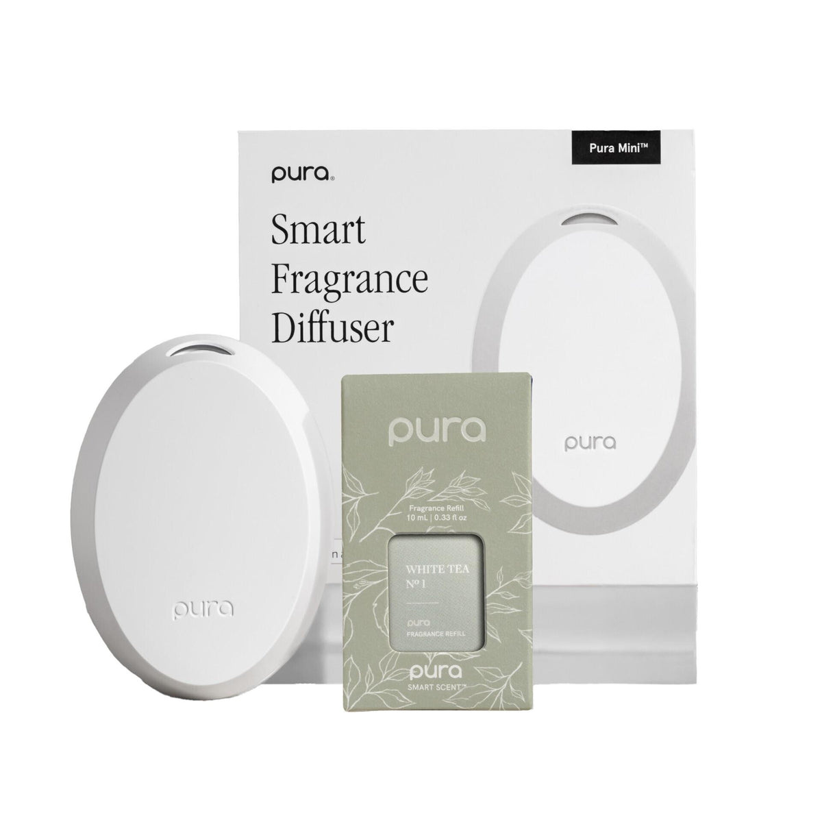 Pura Mini Smart Diffuser White Tea No. 1 Kit