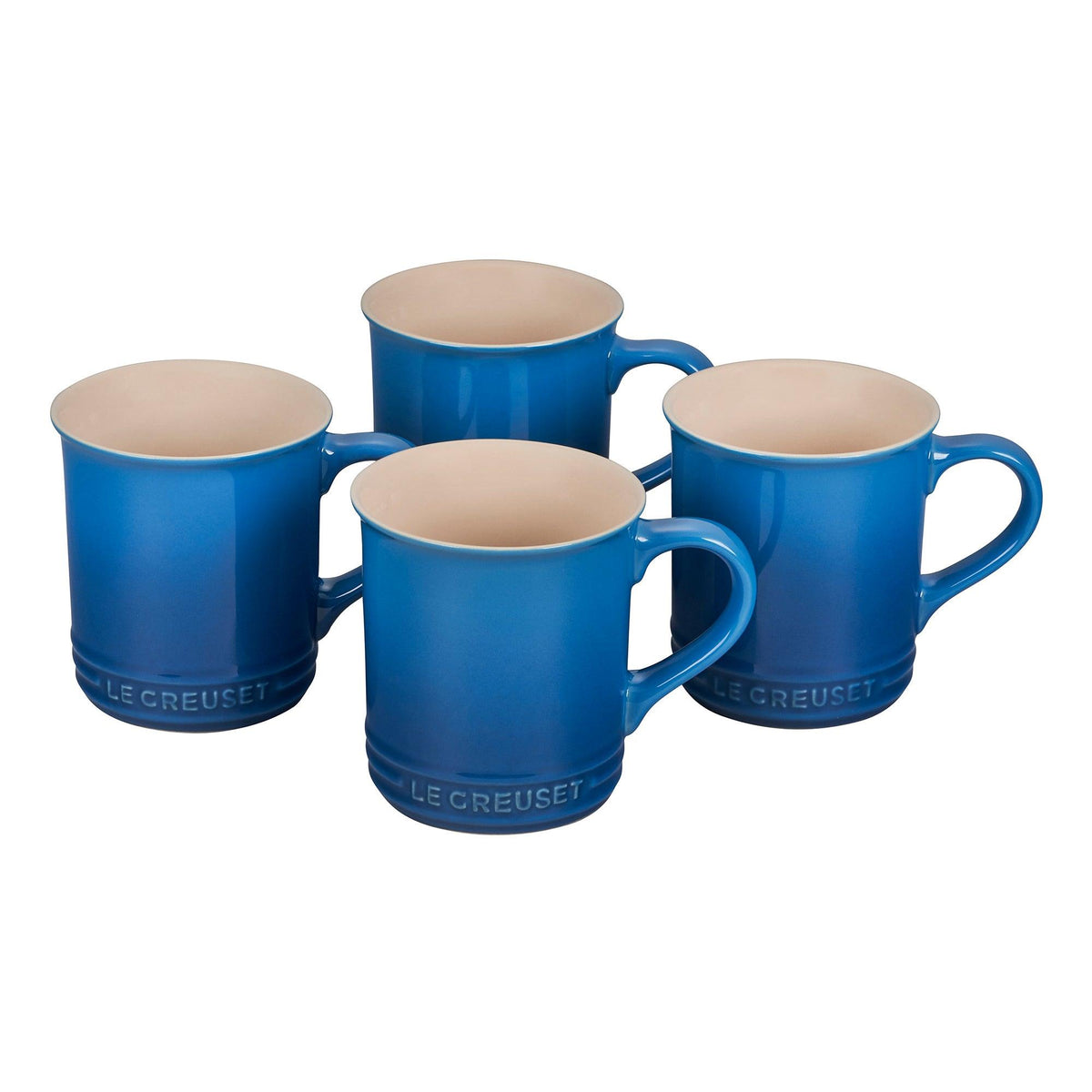 Le Creuset Set of 4 Vancouver Mugs Marseille