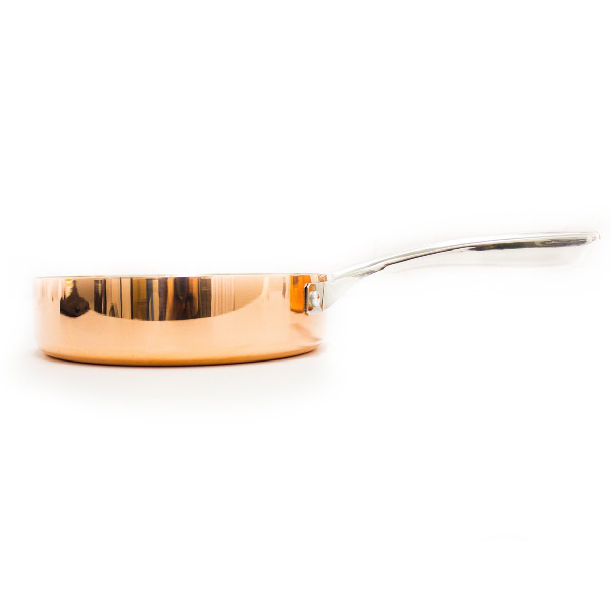 BergHOFF Copper Tri-Ply 9.5" Cov Deep Skillet, Polished
