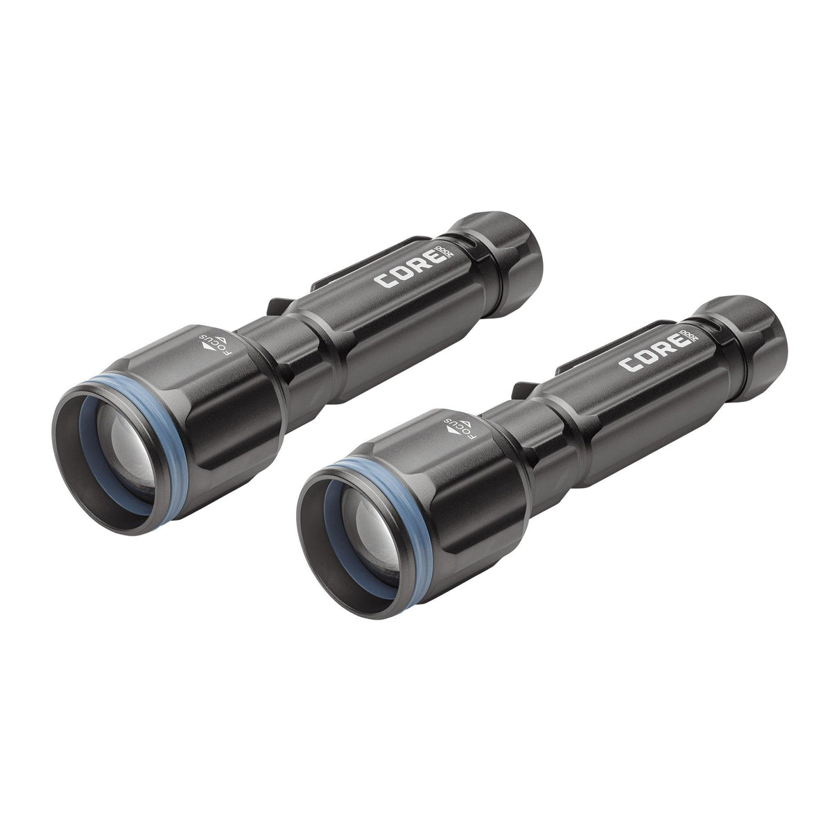 Core Equipment 2000 Lumen Rechargeable Flashlight - 2 Pack