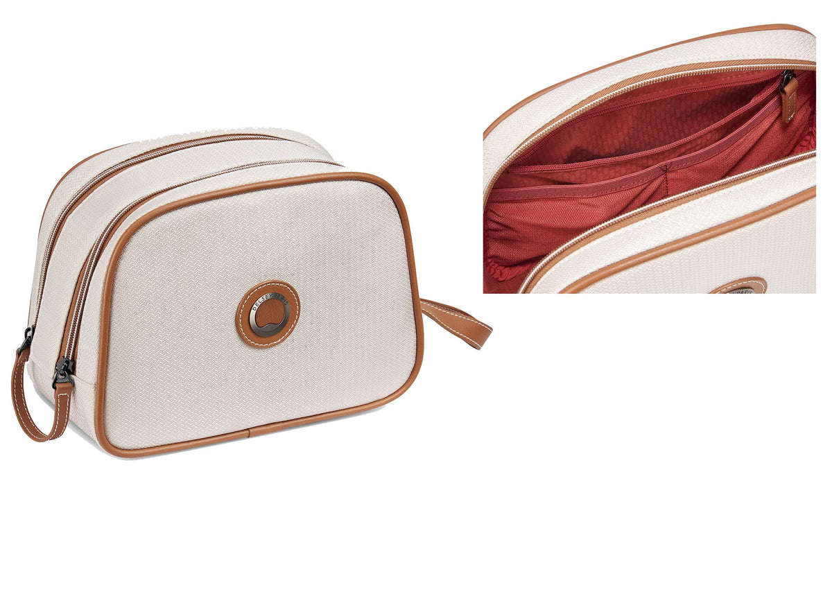 Delsey Luggage Chatalet Air 2.0 Softside Toiletry Bag - Angora