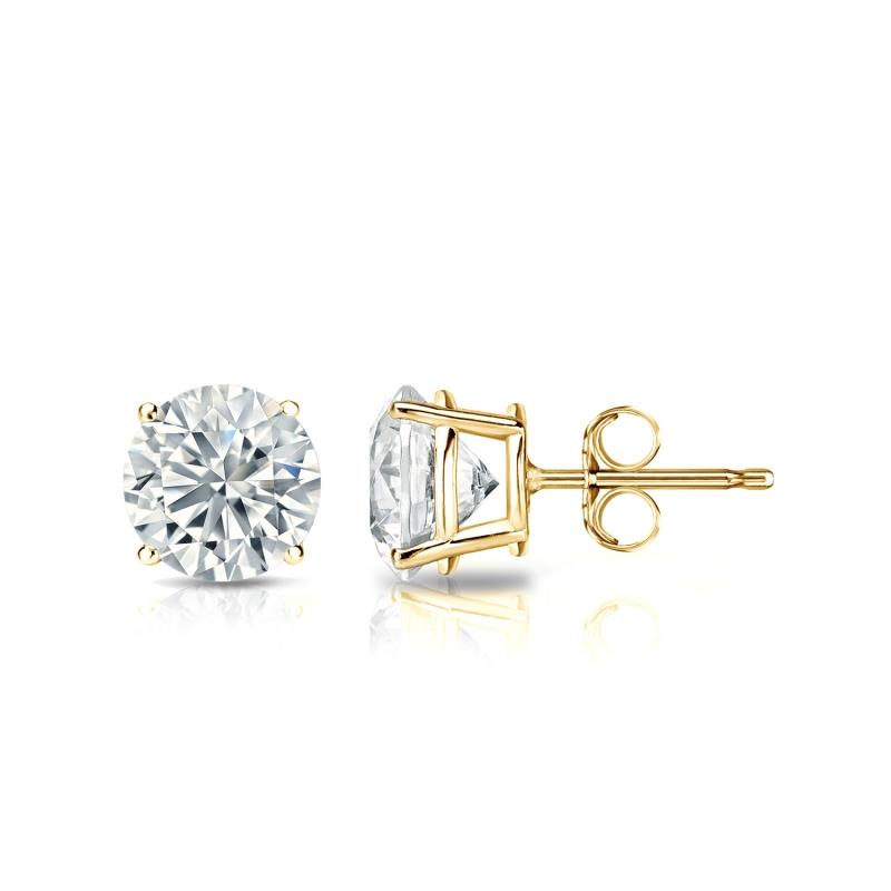 Infinity Luxe Jewelry Collection Round Lab Grown Diamond Earrings