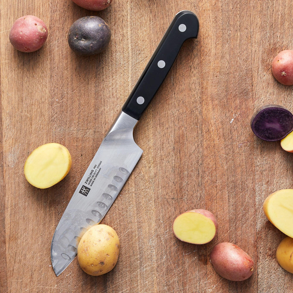 Zwilling Pro 5.5" Hollow Edge Santoku Knife