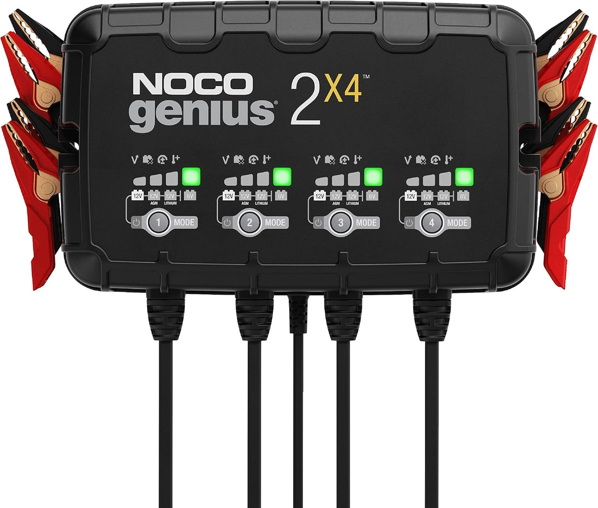 NOCO 8A 4-Bank Battery Charger