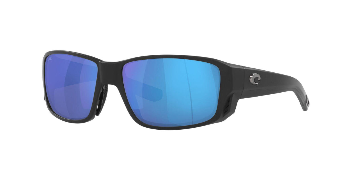 Costa Del Mar Tuna Alley Pro - Matte Black/Blue Mirror Polarized