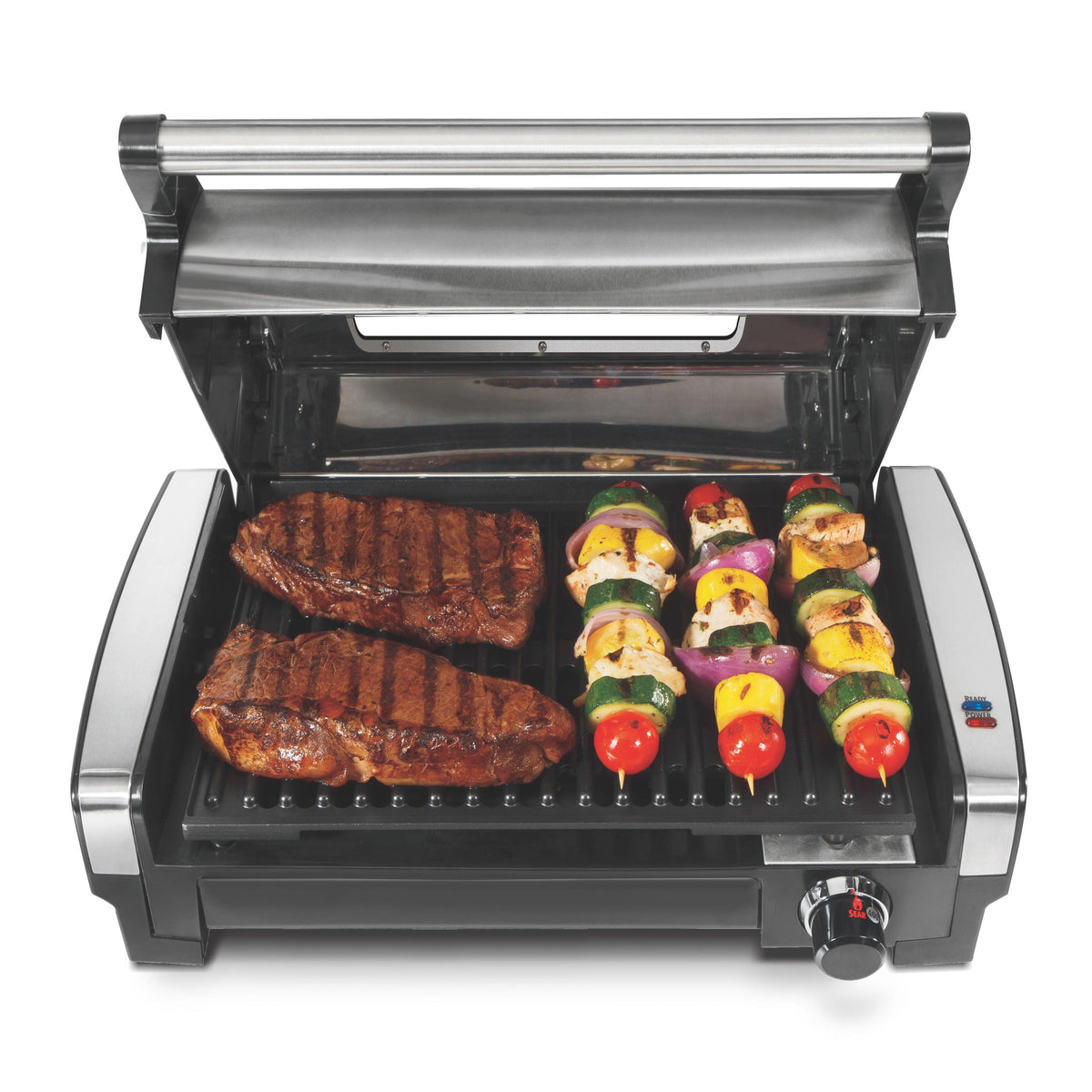 Hamilton Beach Electric Indoor Searing Grill w/ Glass Viewing WIndow