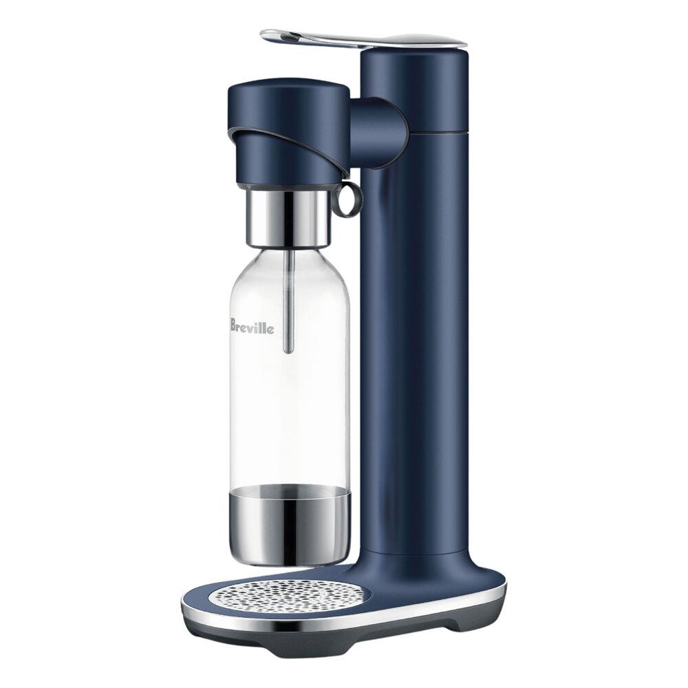 Breville InFizz Fusion Sparkling Water, Soda & Carbonated Beverage Maker, Damson Blue