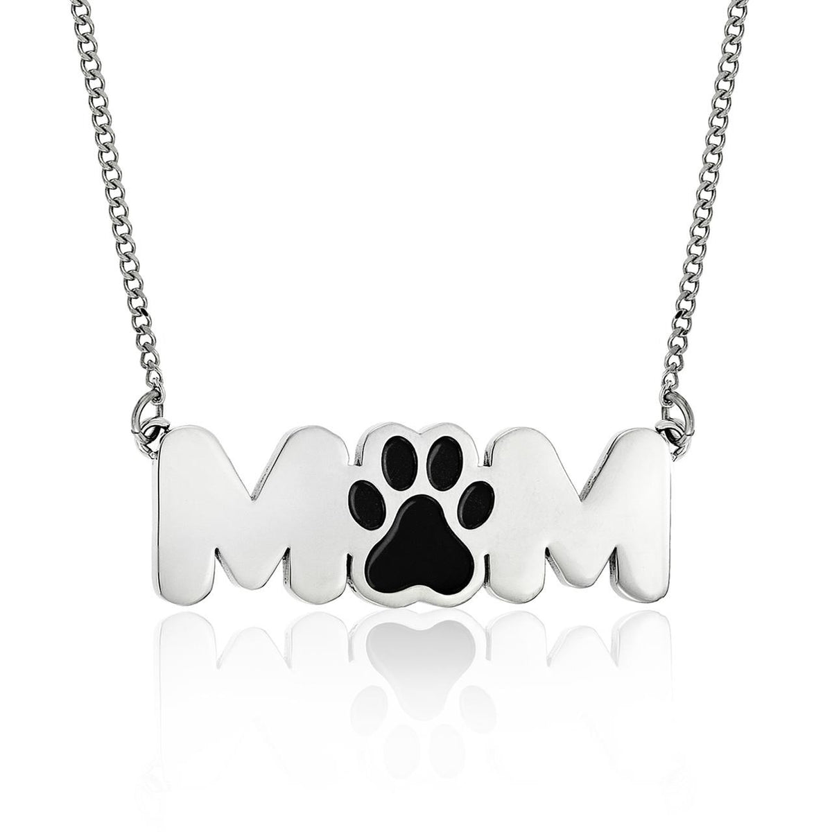 Joyful Sentiments Mom Paw Pendant Necklace
