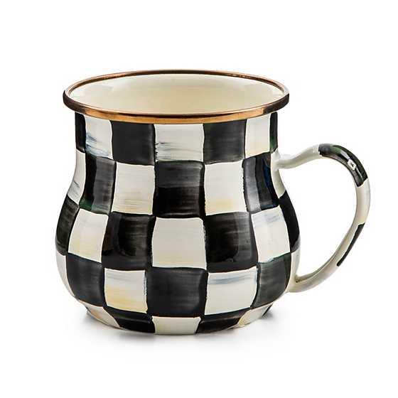 MacKenzie-Childs Violet Check Mug