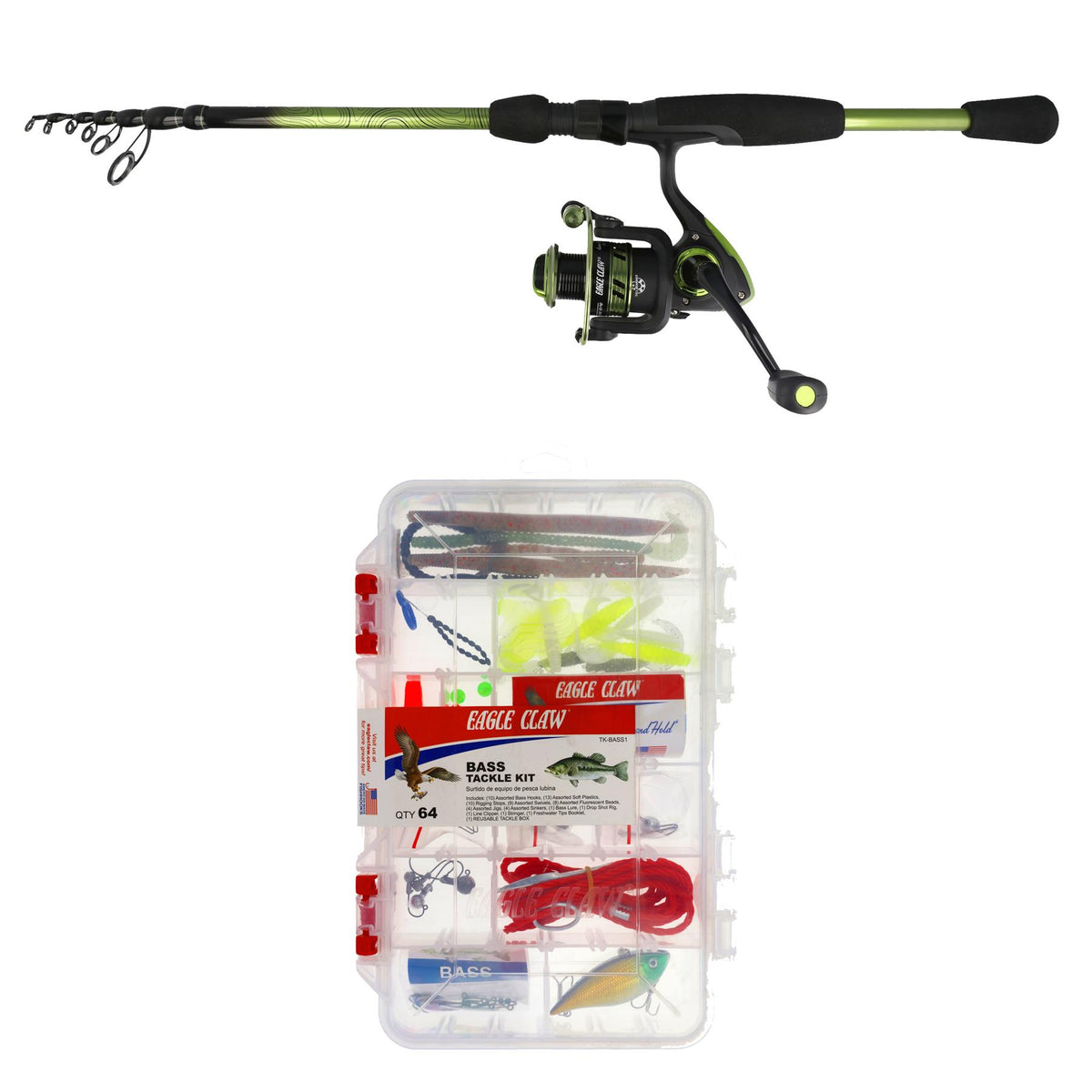 Eagle Claw Bass Fishing Package