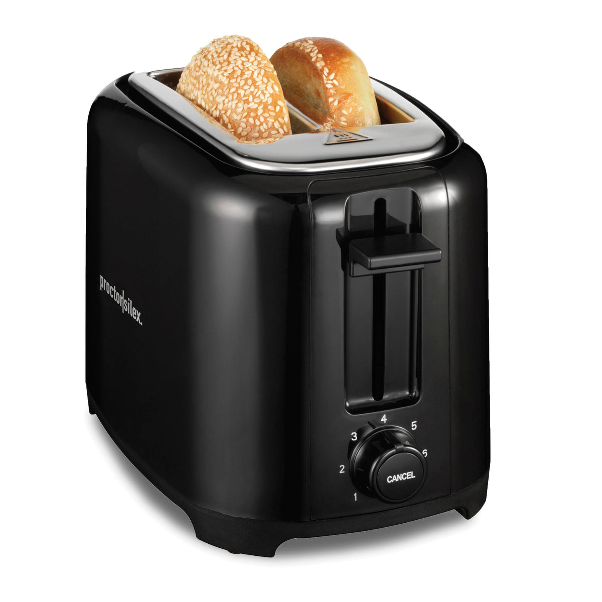 Proctor Silex 2 Slice Wide Slot Toaster Black