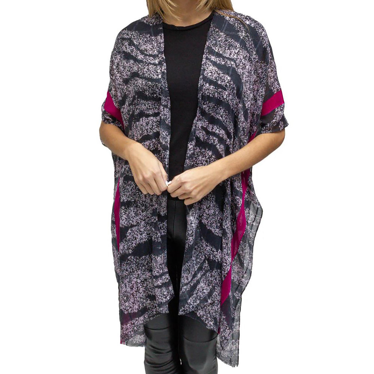 Just Jamie Silky Zebra Shawl