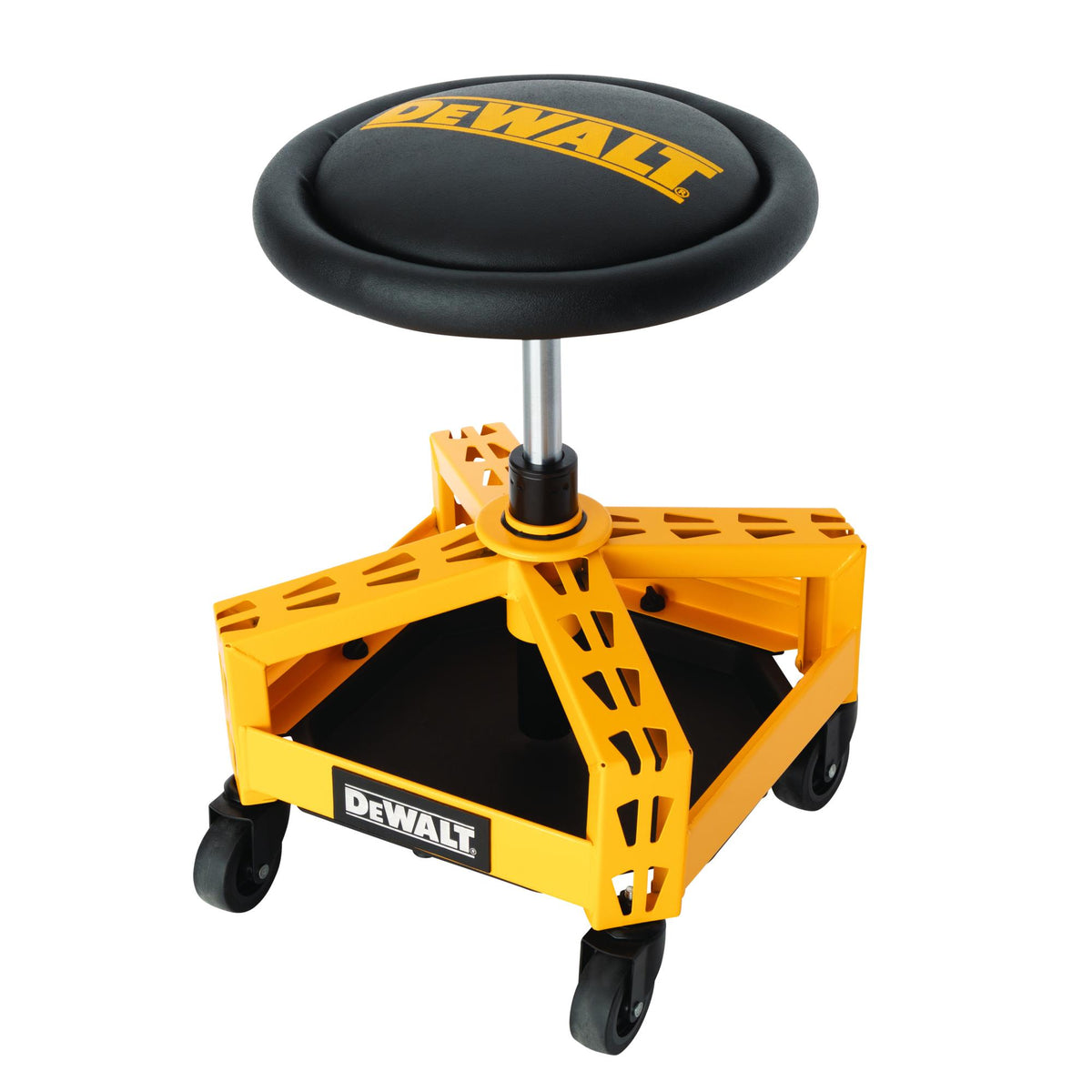 JS Products Dewalt Low Profile Caster Stool