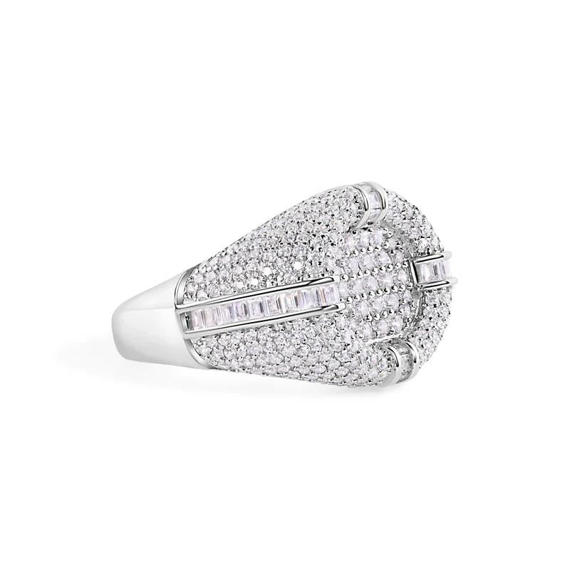 Infinity Luxe Jewelry Collection Men's Round Recessed Ring