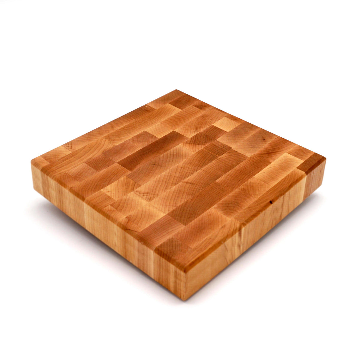 JK Adams Professional Series End-Grain Cutting Board 12 x 12 x 2 - Cherry
