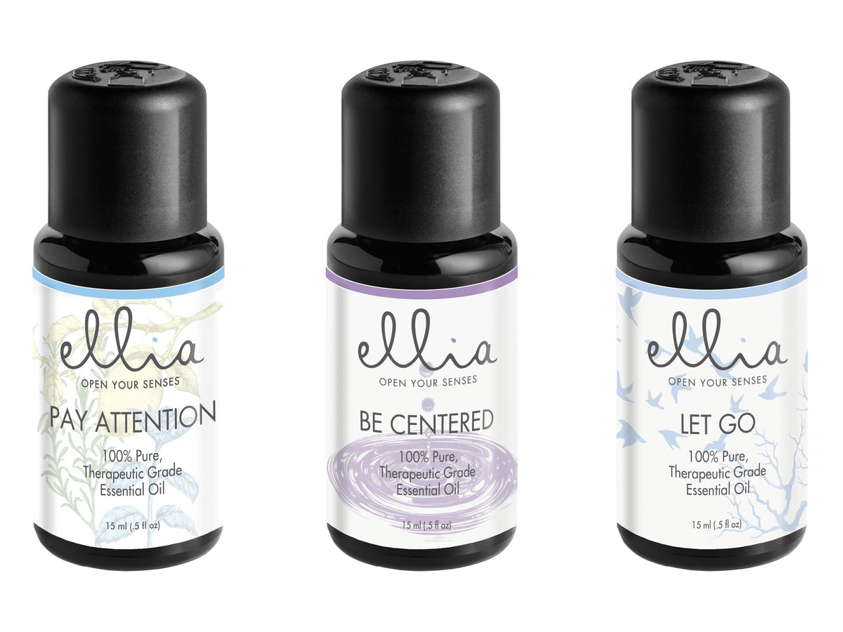 Ellia Essential Oils Essential Oil 3-Pack: Pay Attention Be Centered and Let Go